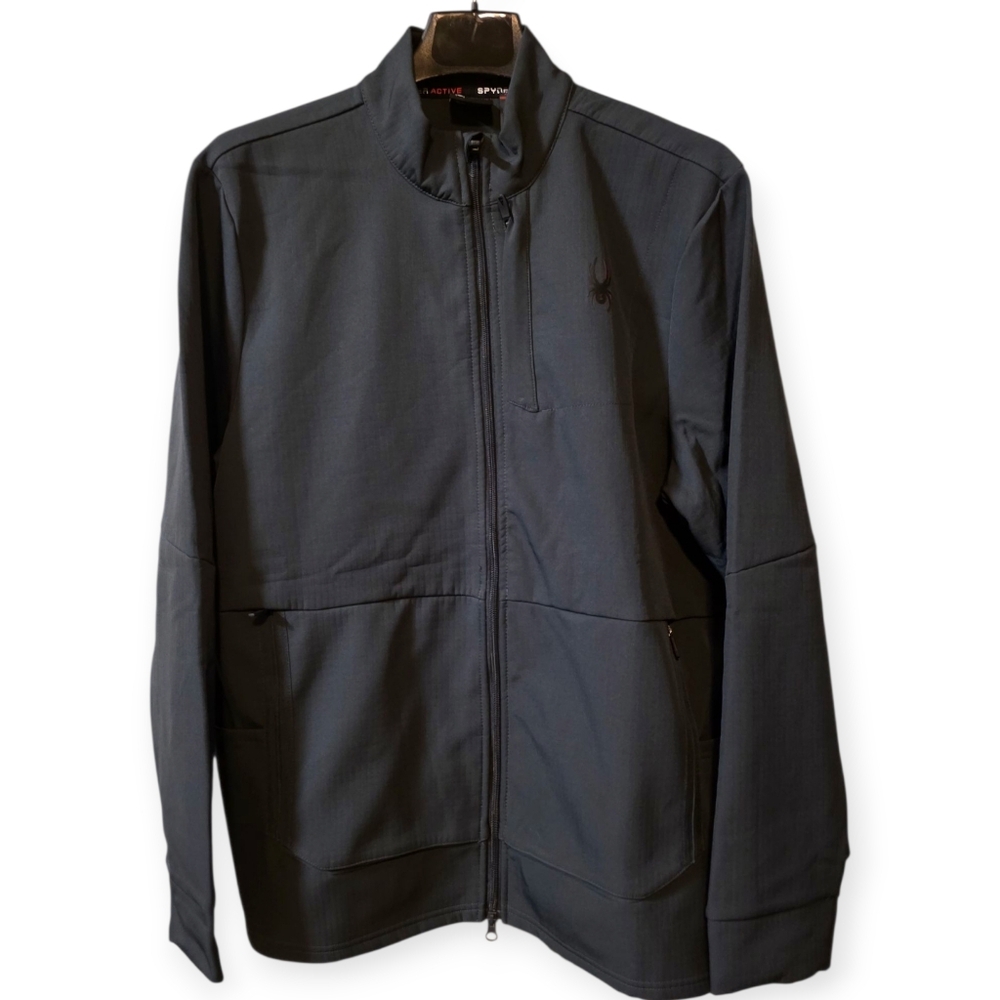 Spyder Active Black Zipper Front Closure Jacket